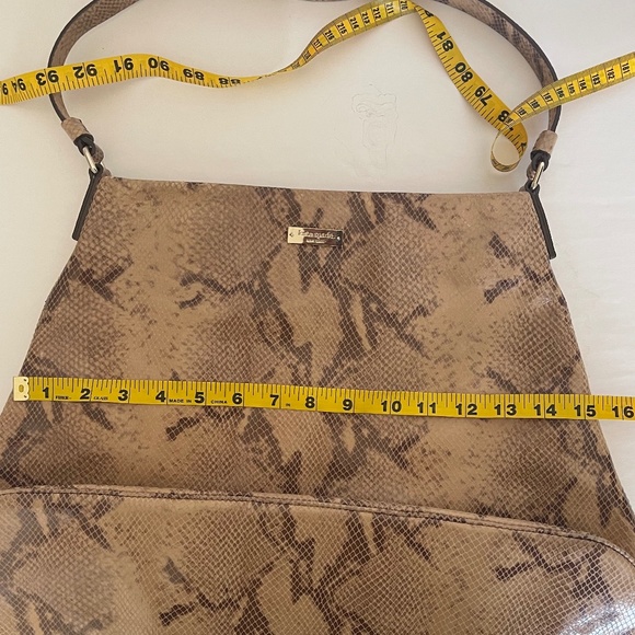 KATE SPADE Snake Print Pattern Shoulder Tote Bag NWOT - Picture 8 of 16
